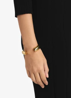 Clearance St. John Christina Caruso Torus Cuff Gold