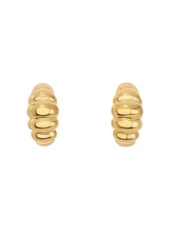 Online St. John Christina Caruso Tufted Hoop Earring Gold