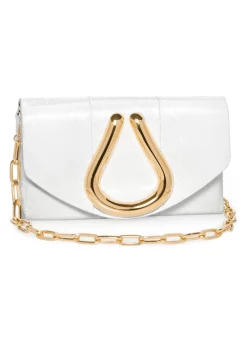 Online St. John Elaphe Water Snake Micro Handbag White