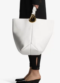 Sale St. John Extra Large Leather Hobo Bag Black