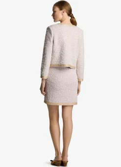 Online St. John Eyelash Sequin Tweed Jacket Sunflower Multi