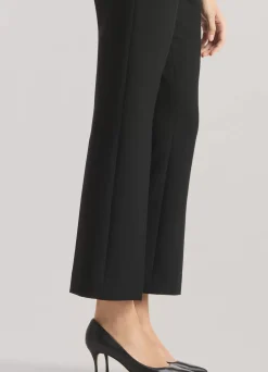 Discount St. John Karla in Stretch Crepe Suiting Pant Black