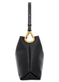 Online St. John Leather Hobo Bag Black