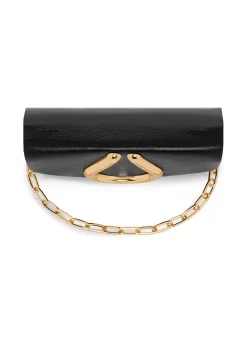 St. John Lido Shiny Calf Mini Loop Handbag Caviar