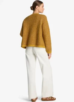 Best St. John Lurex and Eyelash Textured Signature Knit Jacket Marigold Multi