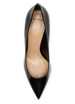 Sale St. John Patent Leather Pump - 75mm Black