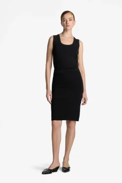 Sale St. John Santiago Knit Skirt Black