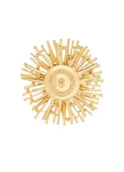 Outlet St. John SJ Logo Burst Pin Gold