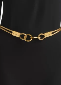 St. John Snake Chain Belt Polished Gold