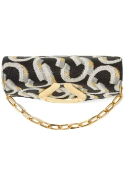 Clearance St. John Logo Loop Handbag Black Multi