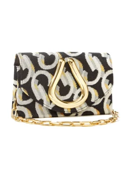 Clearance St. John Logo Loop Handbag Black Multi